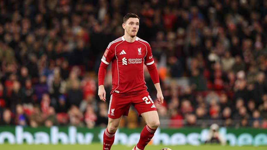 Andy Robertson has won two titles with Liverpool. | Liverpool FC/Getty Images