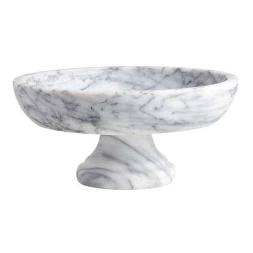 Crate & Barrel, French Kitchen Marble Fruit Bowl
