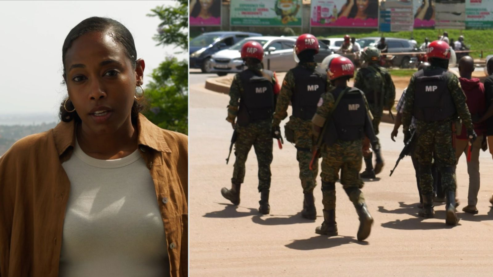 Uganda election Capital 'feels like a warzone'