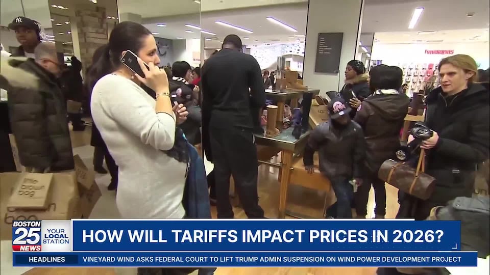 How will tariffs impact prices in 2026?