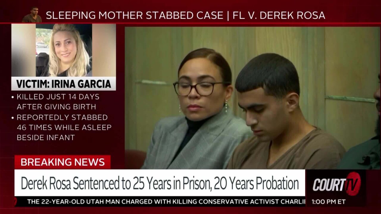Sleeping mother stabbed case: Derek Rosa pleads guilty to 2nd-degree murder