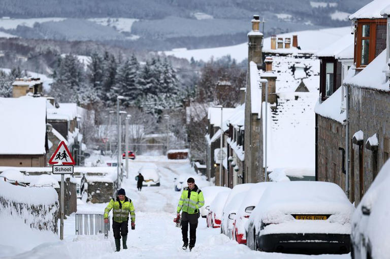 Met Office verdict on Beast from the East as maps show 600 miles of ...