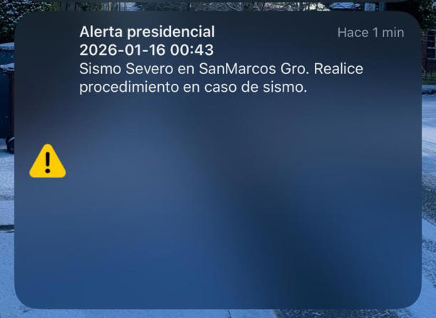 alerta presidencial sismo
