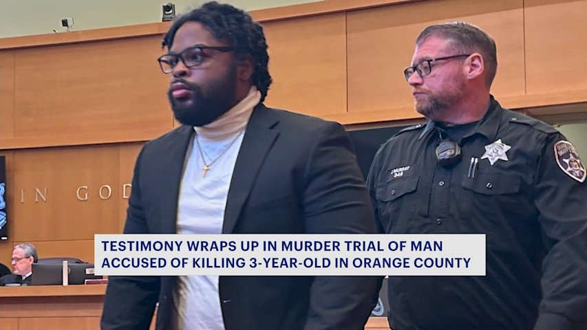 Testimony wraps in trial of man accused of killing boy in Orange County