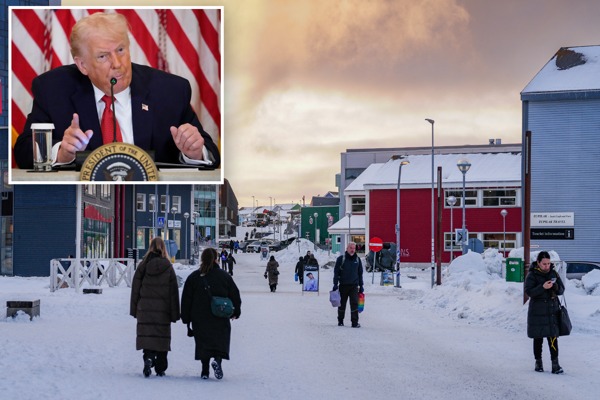 Trump threatens to use tariffs to force Greenland annexation