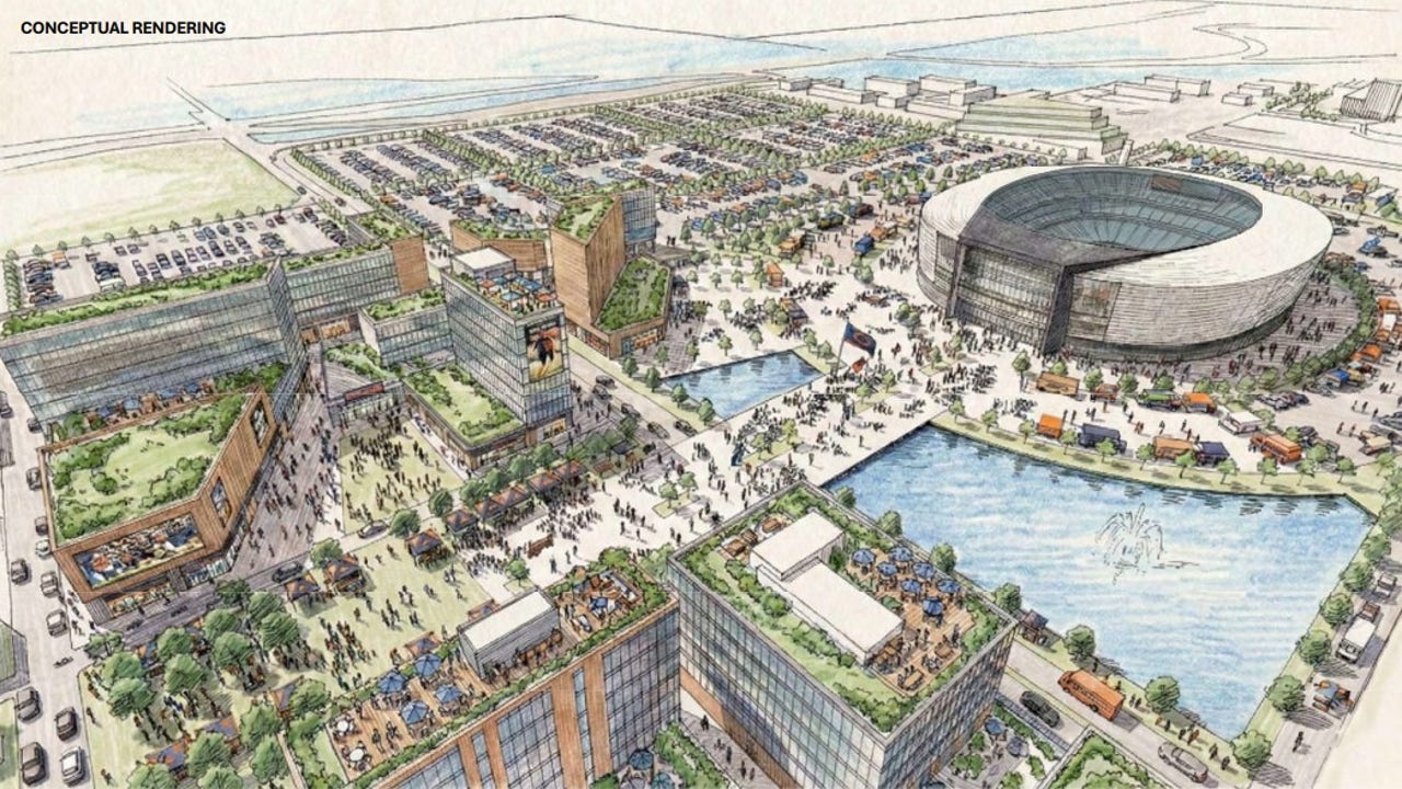 Gary, Indiana, releases 3 renderings for potential Chicago Bears ...