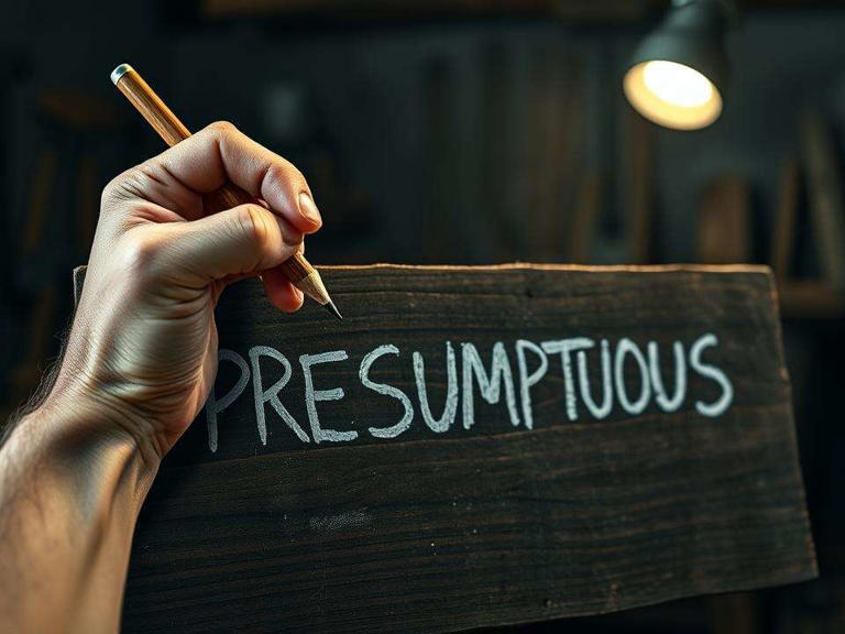 Word of the day: Presumptuous