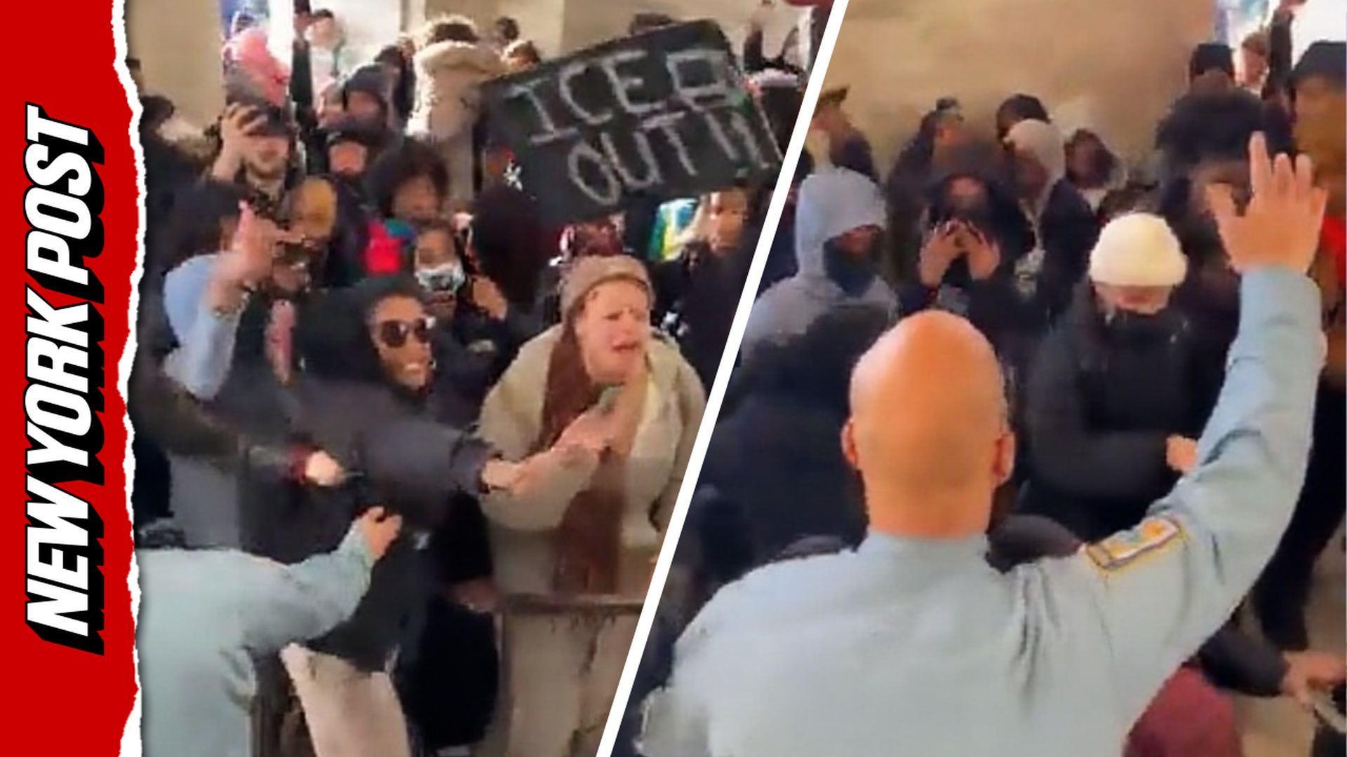 Scuffle erupts at Minnesota State Capitol during student anti-ICE protest