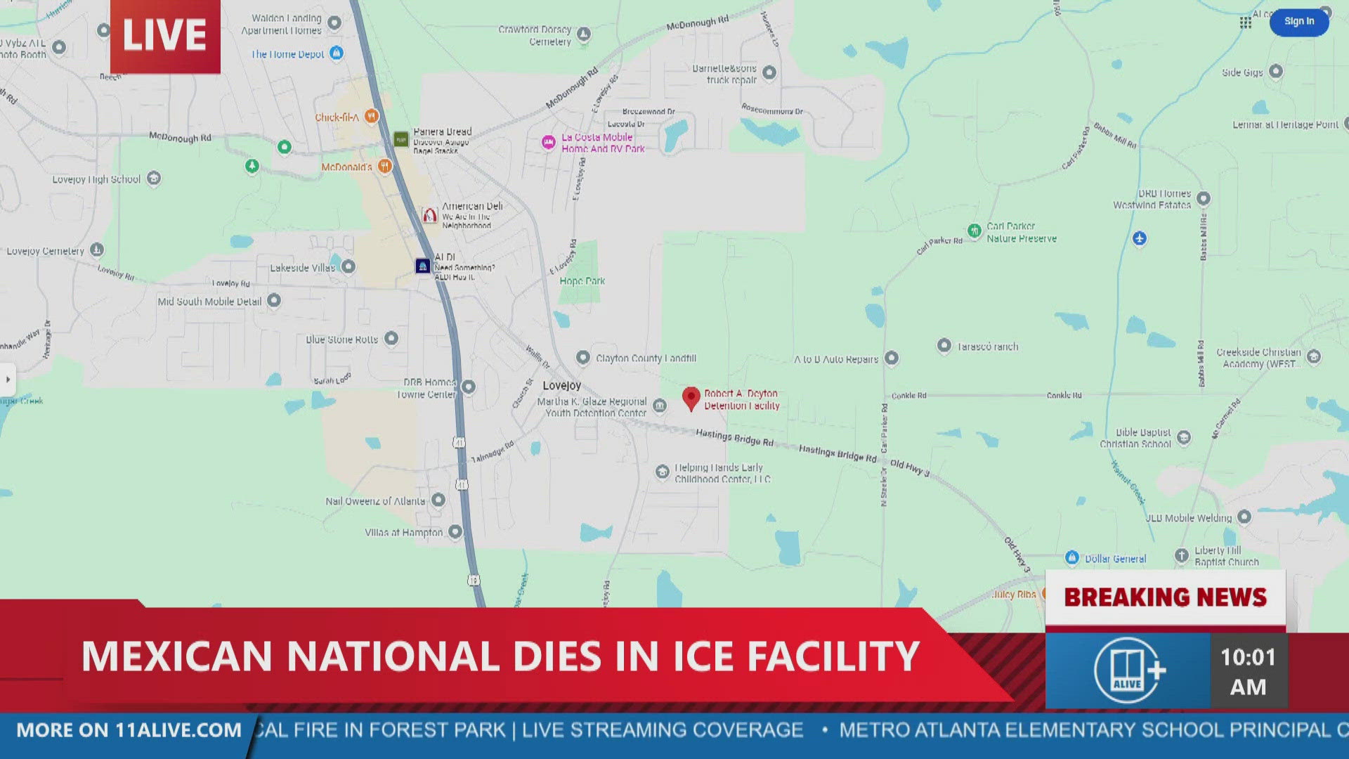 Mexican national dies in ICE custody at Clayton County detention facility