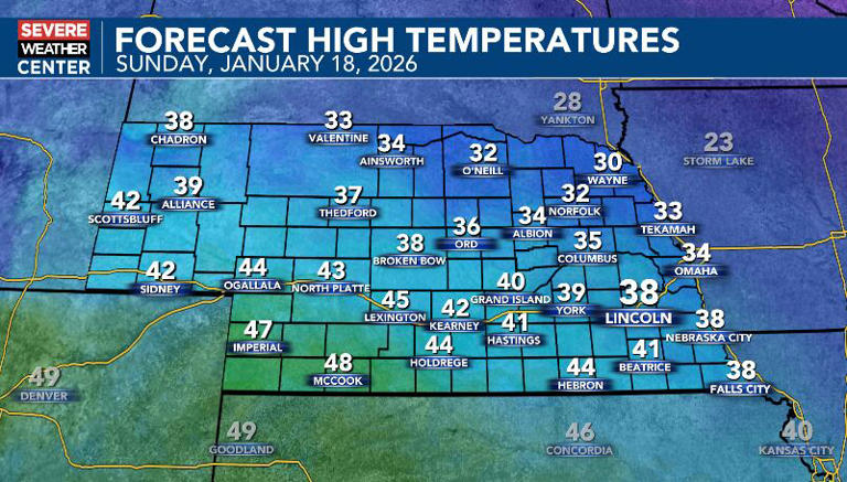 Cold and windy today, colder and windy Saturday