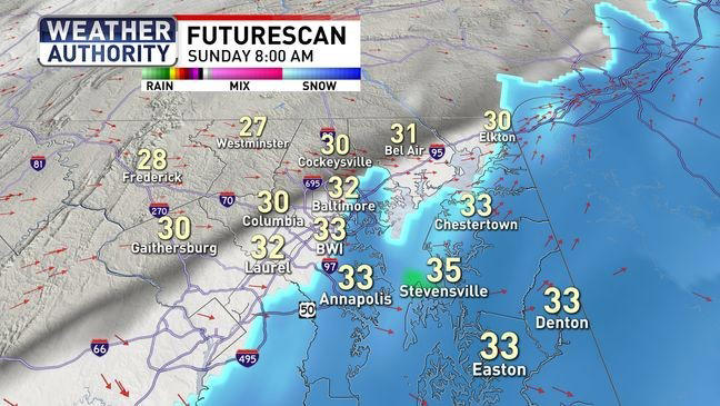 Tracking possible snow this weekend as two systems roll into Maryland