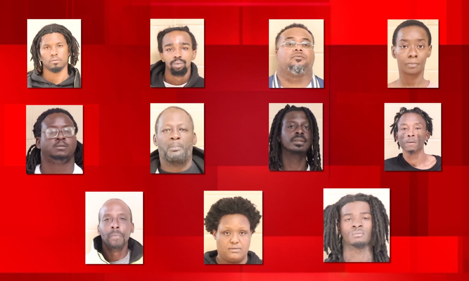 Shreveport police arrest 11 people in major gun and drug bust