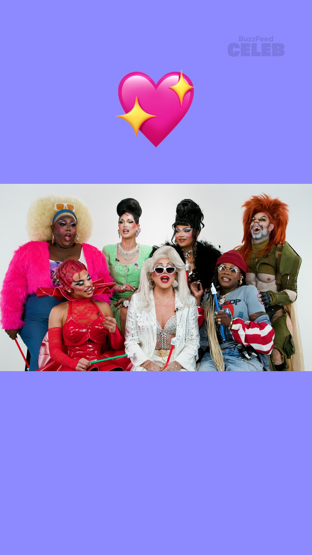 The cast of RuPaul's Drag Race season 18 plays who's who | Fan fave