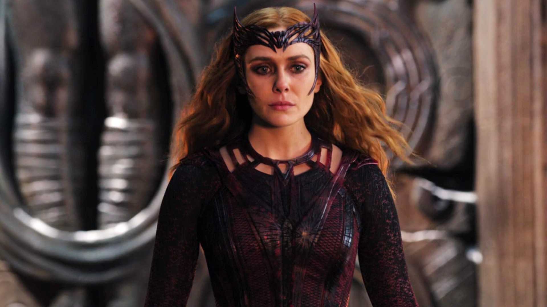Elizabeth Olsen as the Scarlet Witch in Doctor Stranger and the Multiverse of Madness