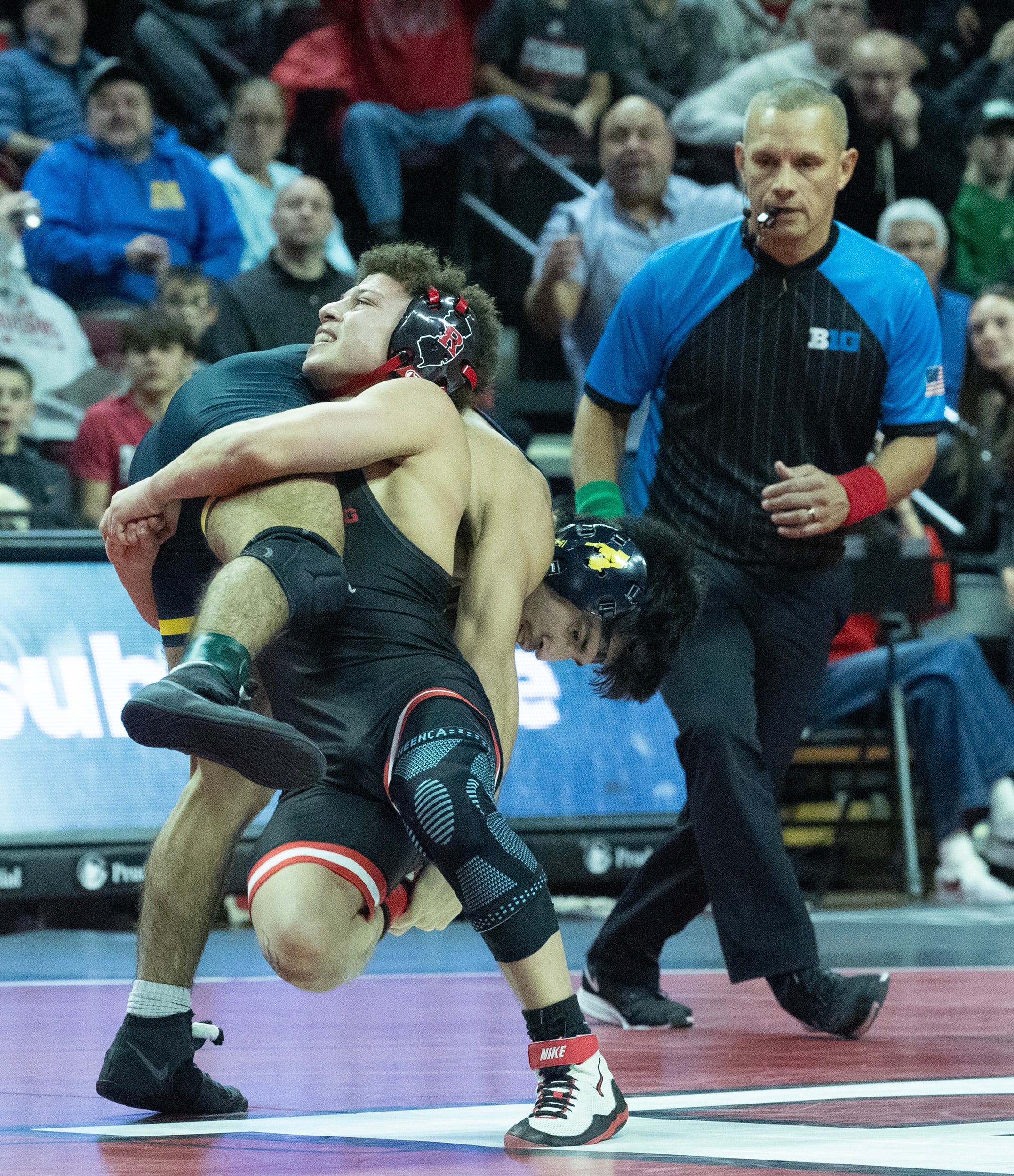 2 veteran wrestlers spark Rutgers to victory over Purdue