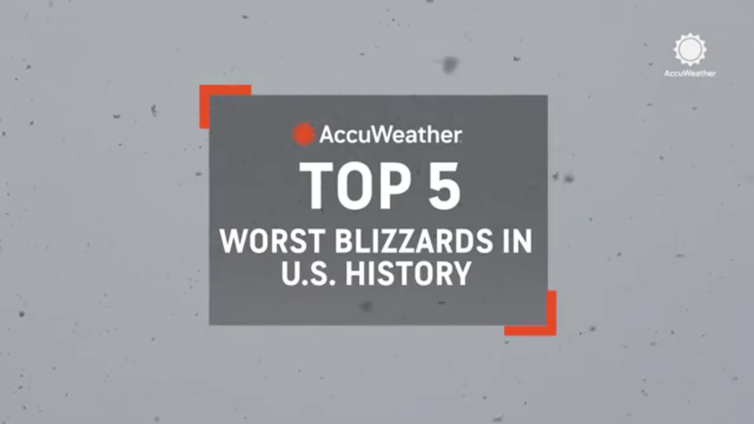 Do you know the top 5 worst blizzards in US history?