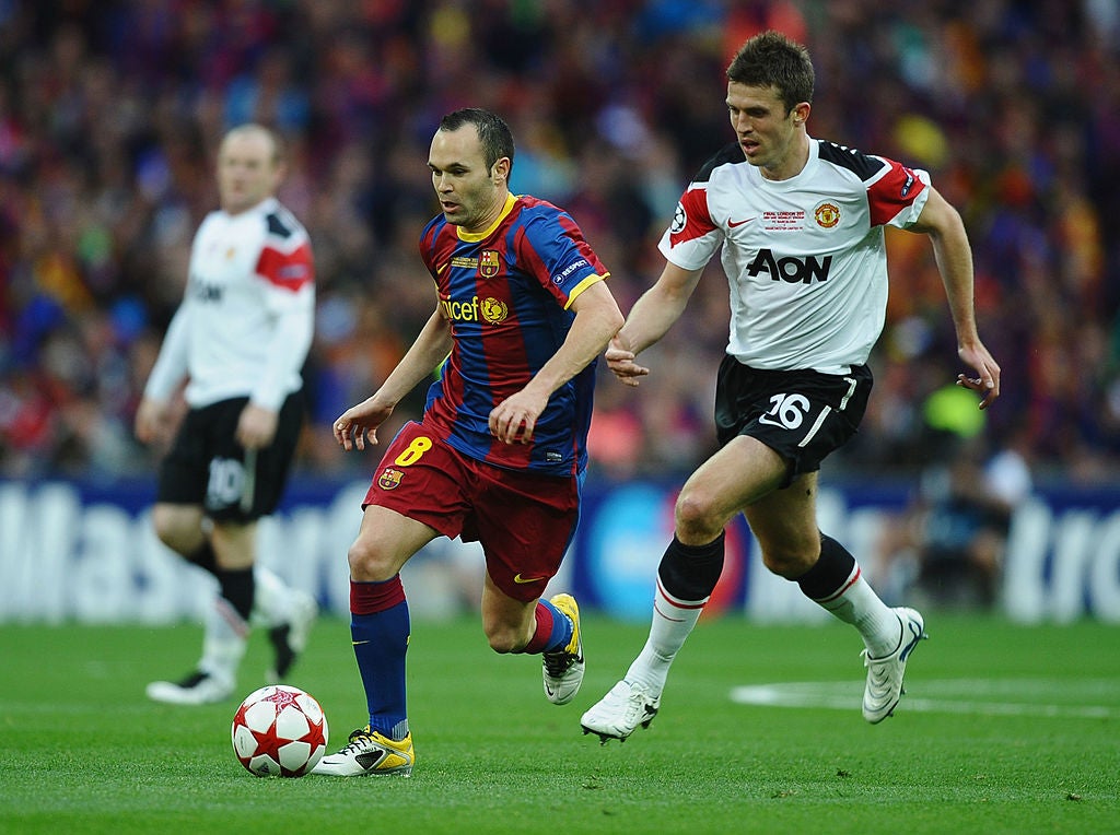 Carrick played in three Champions League finals for Man United (Getty Images)