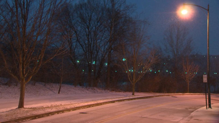 Snow off-and-on overnight, into Saturday; roads could get slick