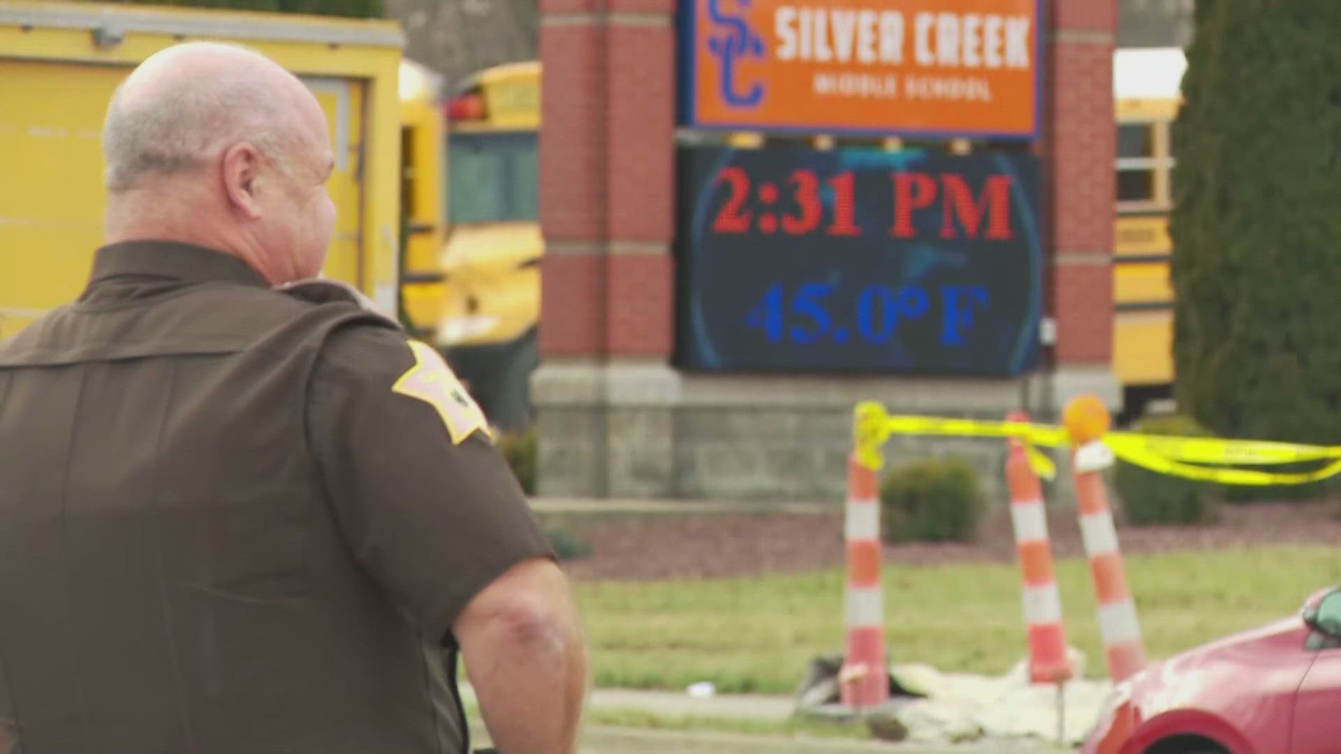15-year-old student hit by car outside Silver Creek Middle School