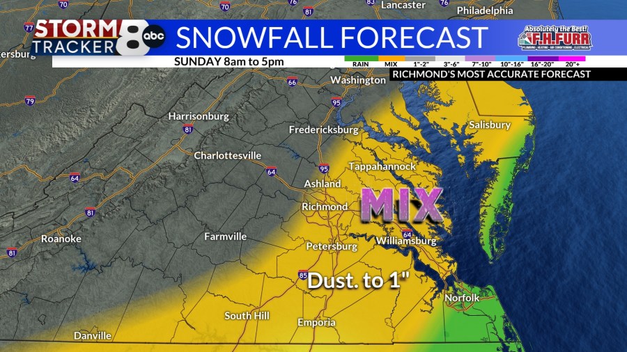 StormTracker8: Mixed rain and snow for Sunday
