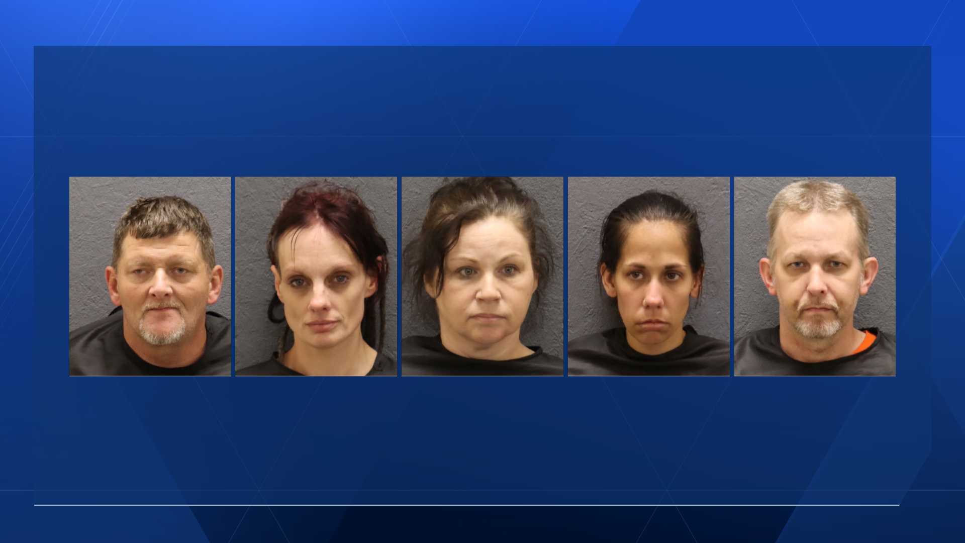 5 arrested; meth, fentanyl, psychedelics seized in search of Upstate home