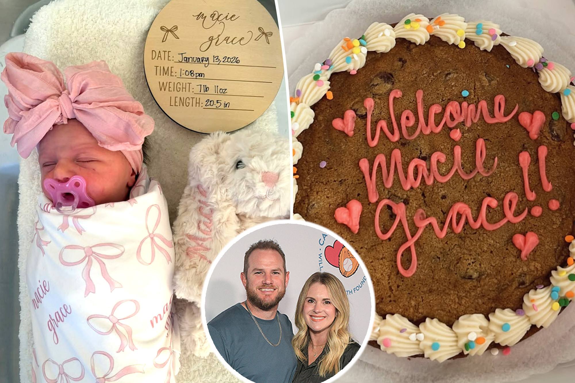 Dodgers star Max Muncy, wife announce birth of baby daughter