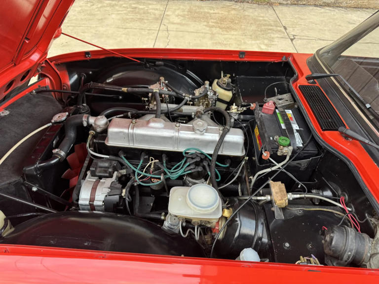 Gorgeously preserved 1975 Triumph TR6 for sale with 31,000 miles