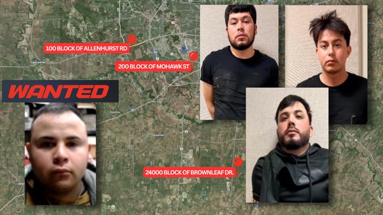 3 arrested, 1 wanted in Bexar County human smuggling and vehicle theft ...