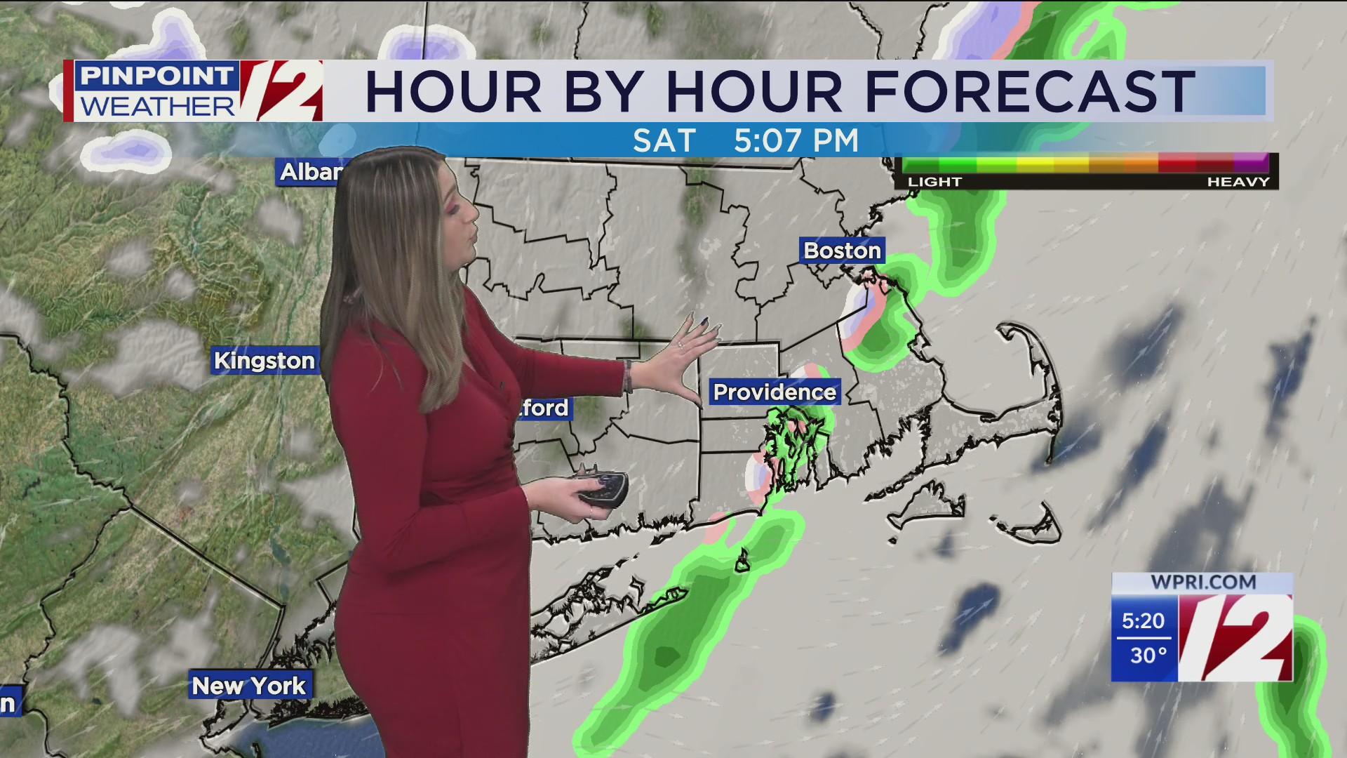 WPRI 12 weather forecast 1/16/26