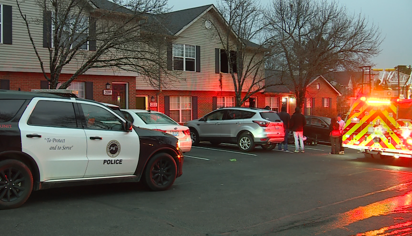 Family forced out after fire destroys apartment in Highland Heights