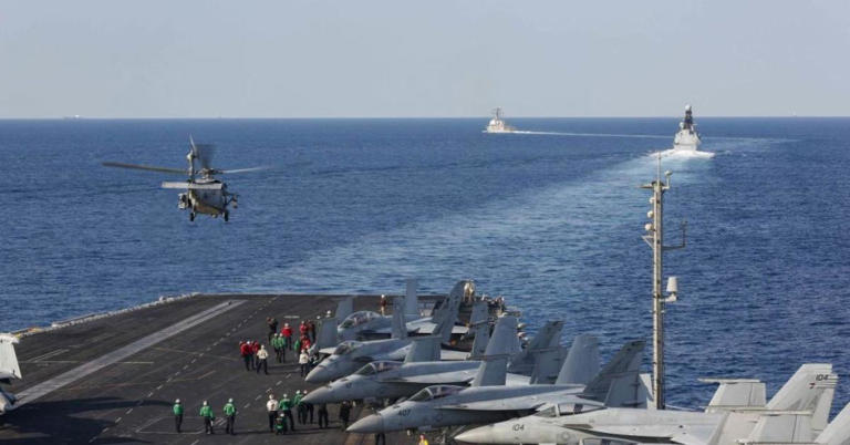 US military shoots down Iranian drone 'aggressively' approaching USS  Abraham Lincoln in Arabian Sea
