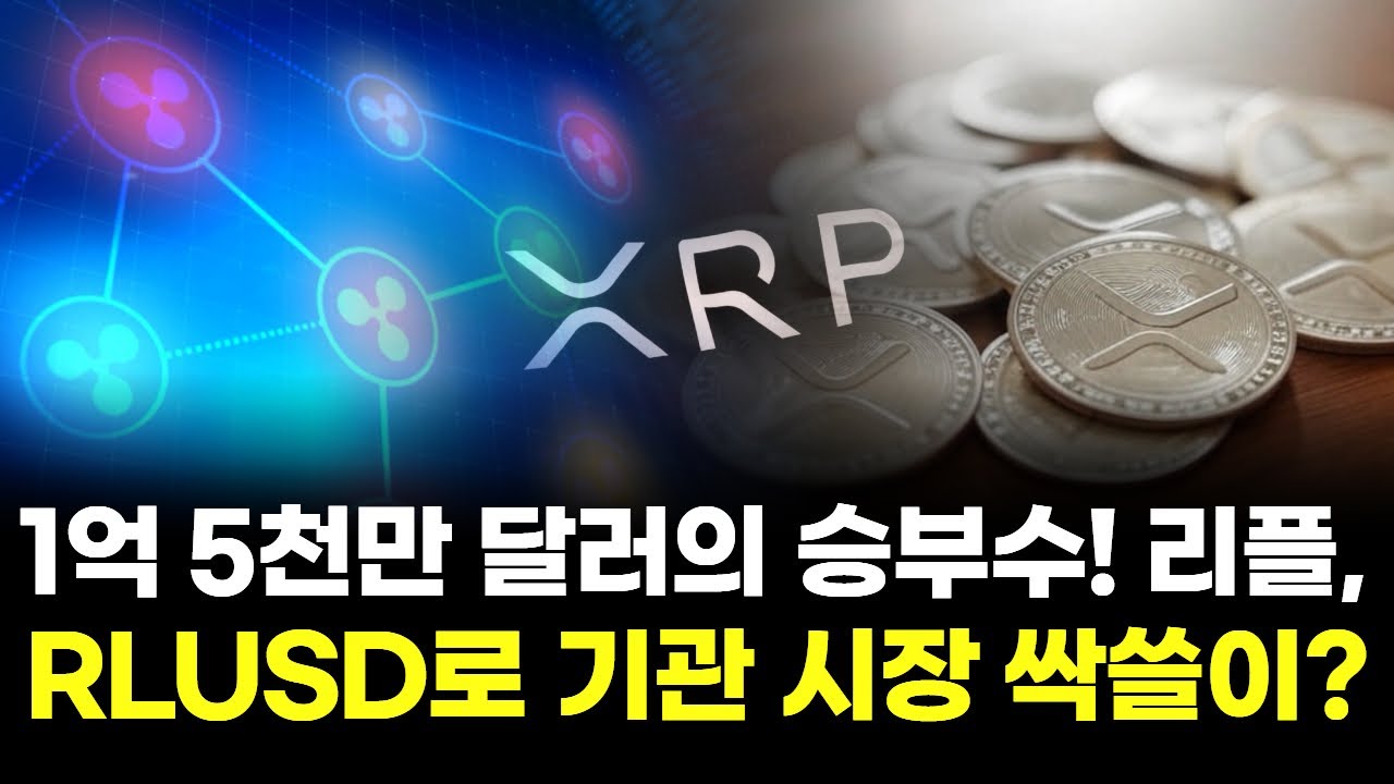 1억 5천만 달러의 승부수! 리플 RLUSD로 기관 시장 싹쓸이 | Watch