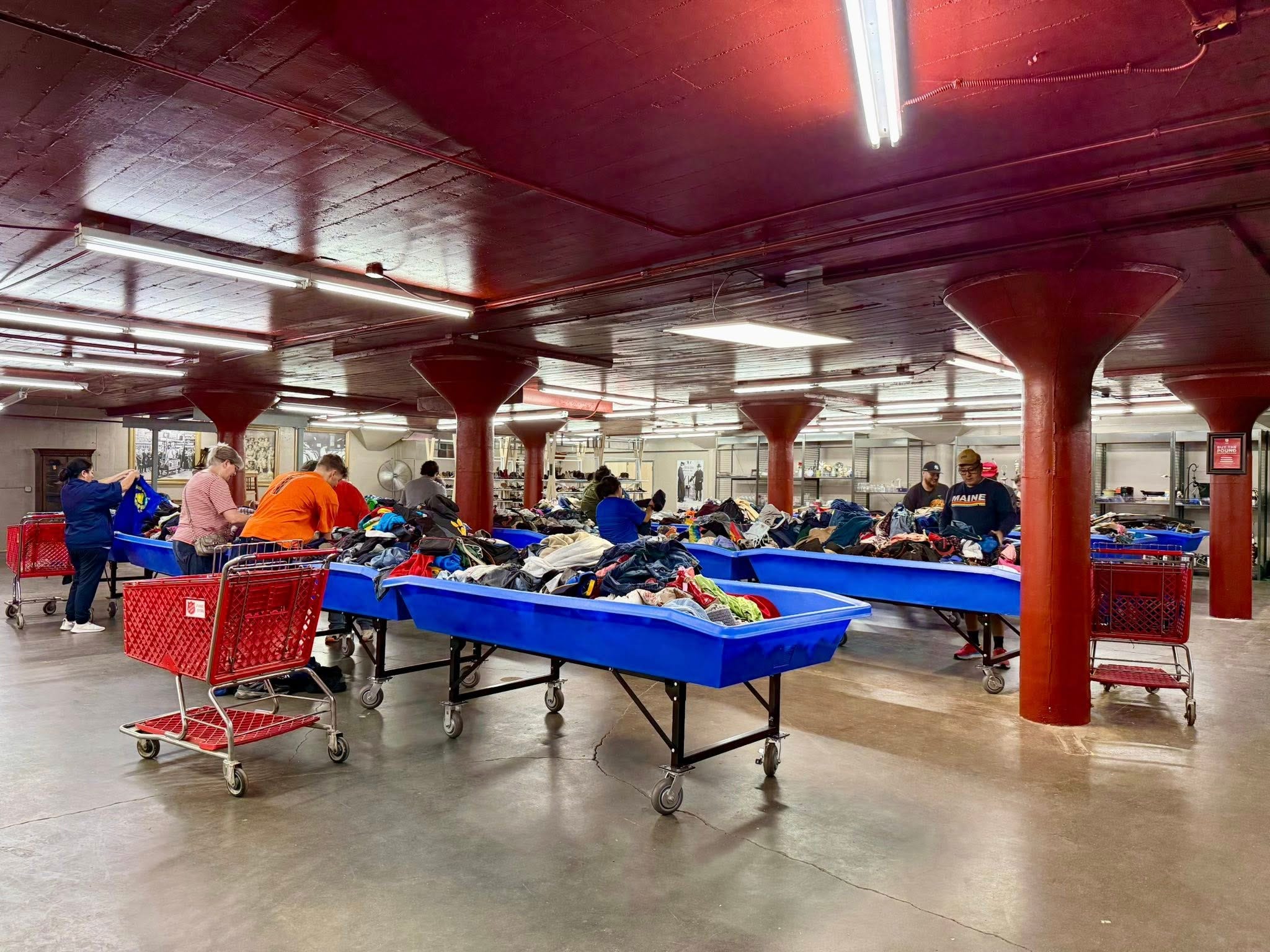 How switching to bins is helping Salvation Army store get more into rehab