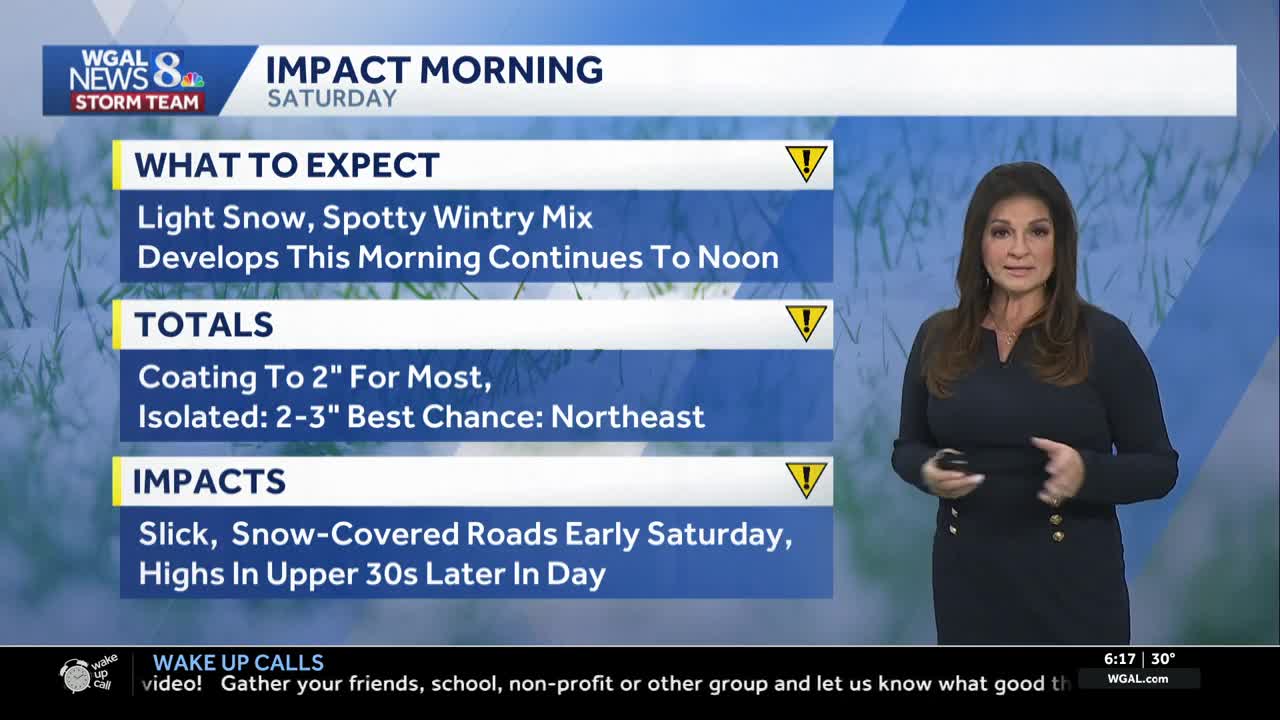 Impact: Light snow this morning, few more snow showers Sunday in south ...