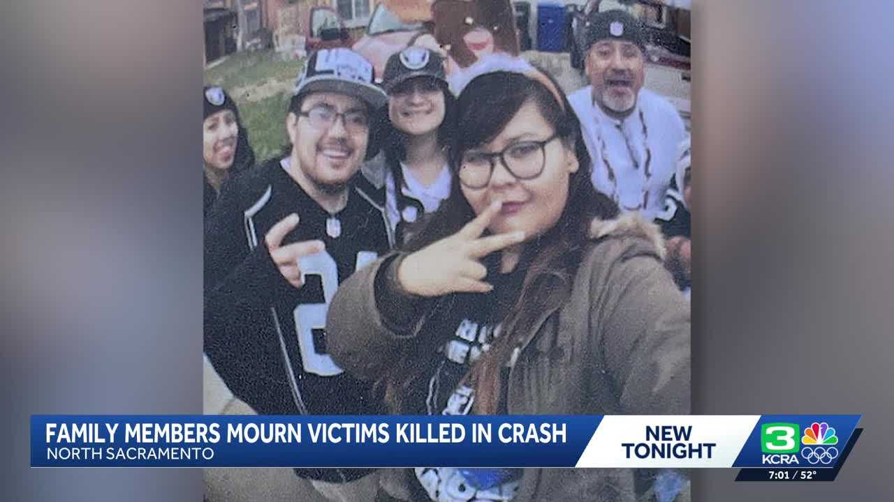 Family mourns loved ones lost in Sacramento crash that killed 3, injured 2
