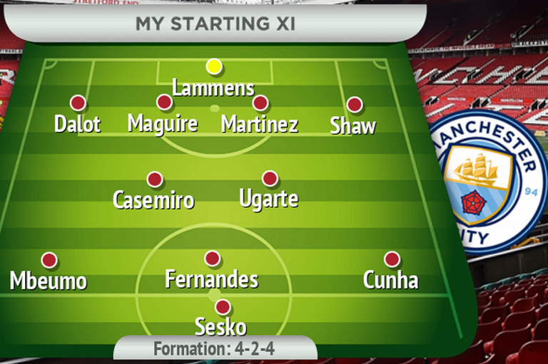 Manchester United line-up vs Man City predicted as Michael Carrick ...