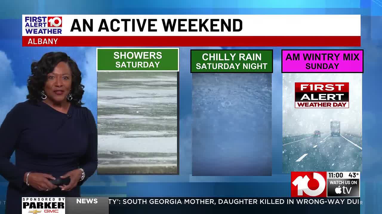 Showers Saturday afternoon, rain and snow Sunday morning - A FIRST ...