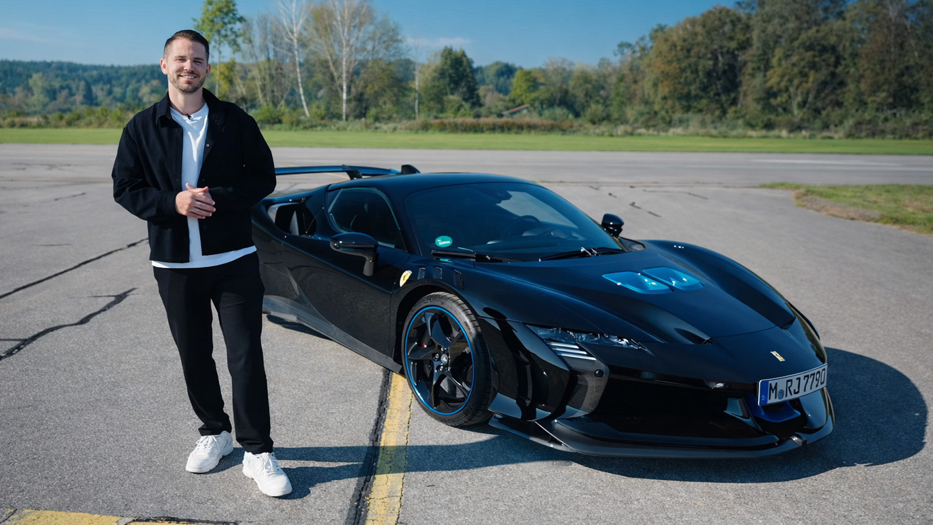 Testfahrt und Beschleunigung des Ferrari SF90 XX Hypercars