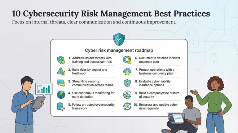 Cybersecurity risk management guide for businesses
