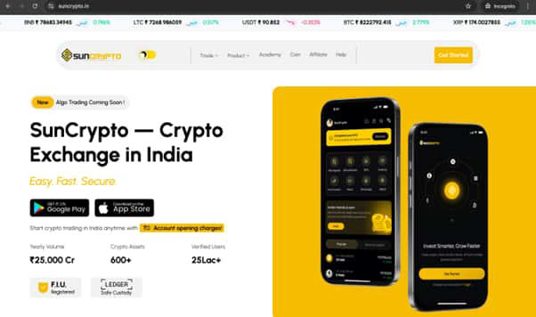 Best crypto exchange in India 2026