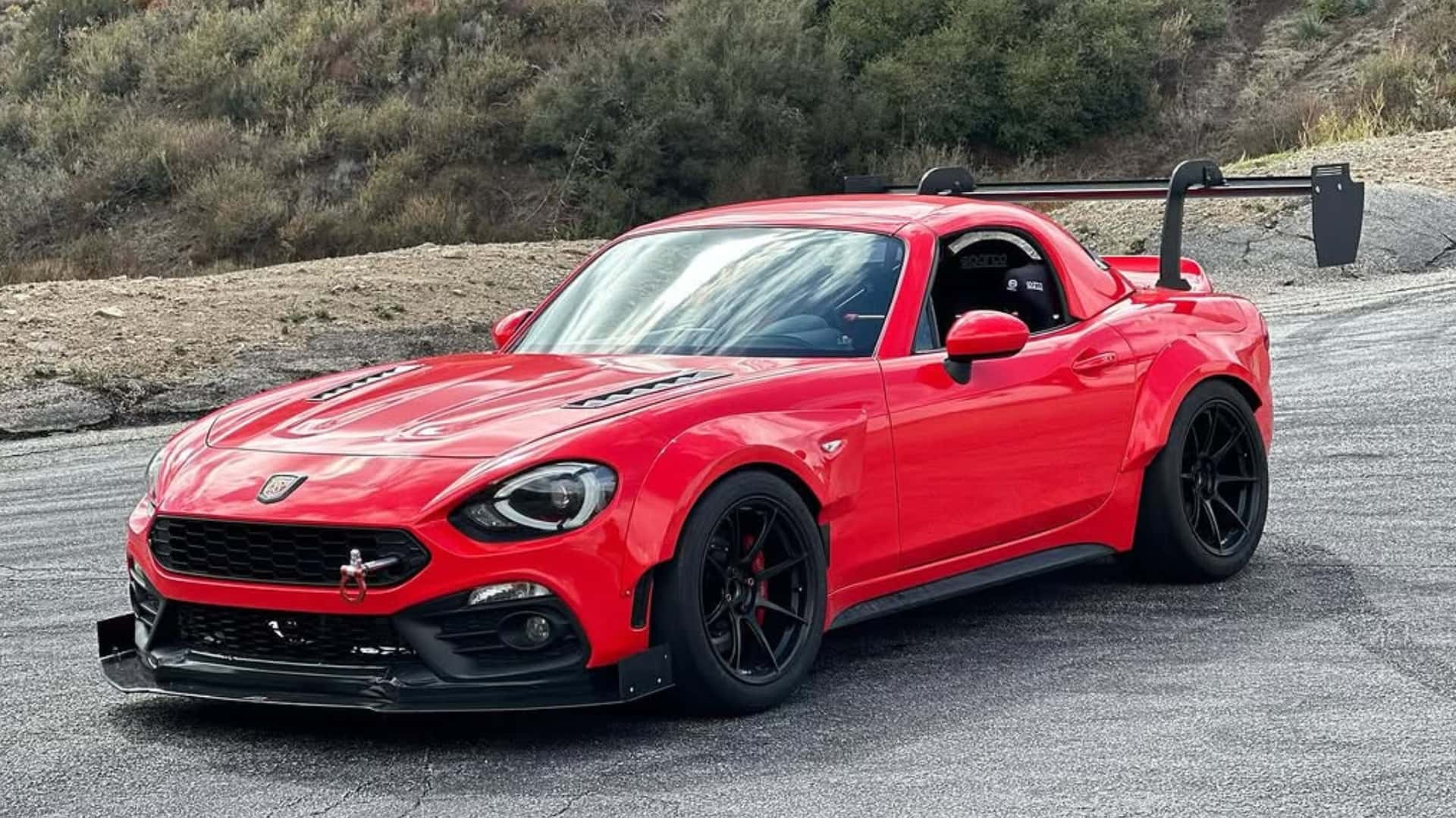 This Fiat 124 Spider build has an unlikely engine swap. Here's how it ...