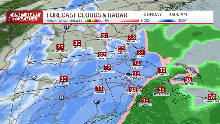 First alert: Snow totals rising for Sunday storm. See updated snowfall maps