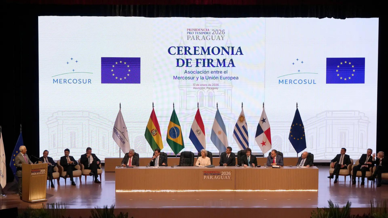 Trade breakthrough: EU, Mercosur sign landmark free trade pact; 25-year ...