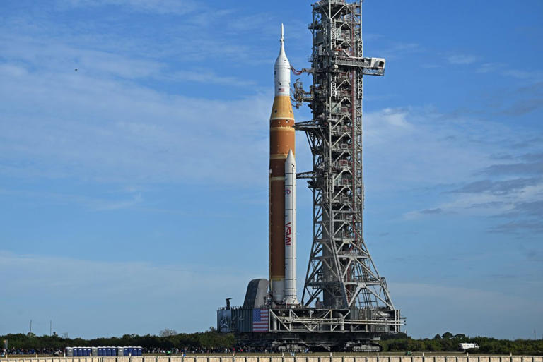 NASA moves Artemis II rocket to launchpad ahead of mission to the moon