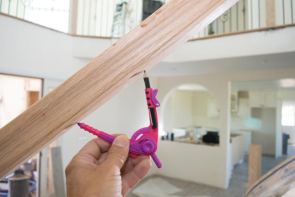How to bend and install a curved handrail