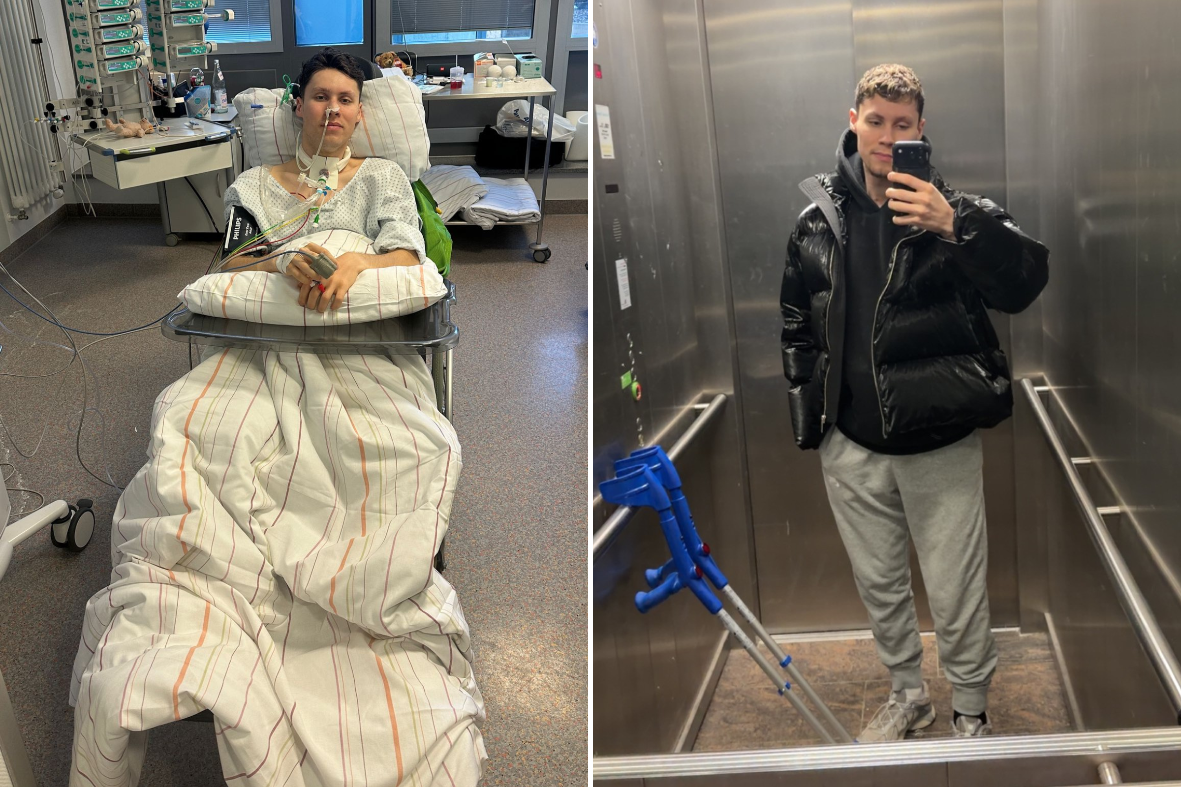 Snowboarder films horror moment he’s left paralyzed, but there’s a twist