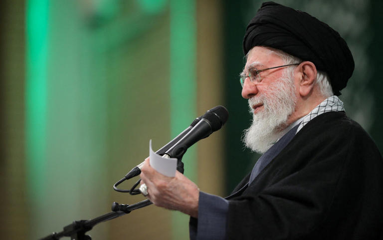 Ali Khamenei has accused Donald Trump of orchestrating the protests in Iran - Reuters