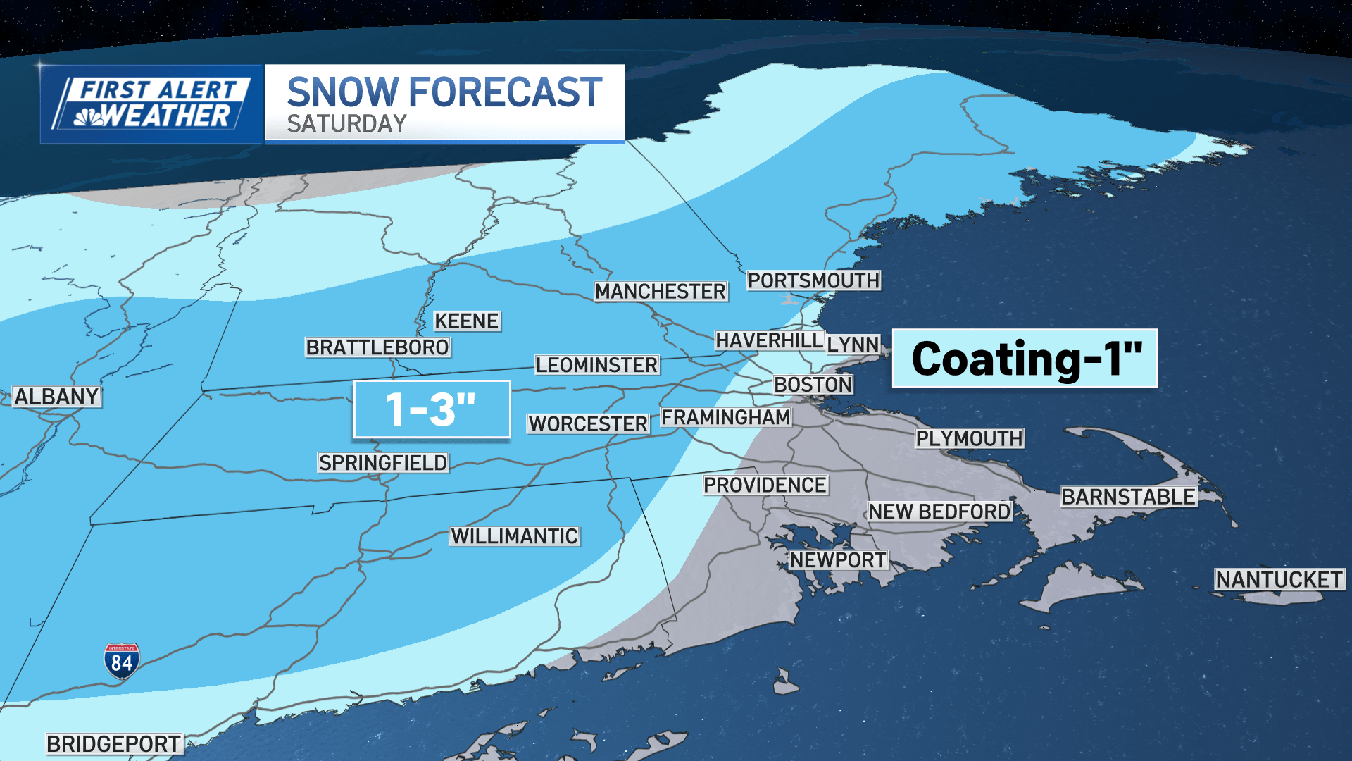 First alert: Tracking two rounds of snow today and tomorrow
