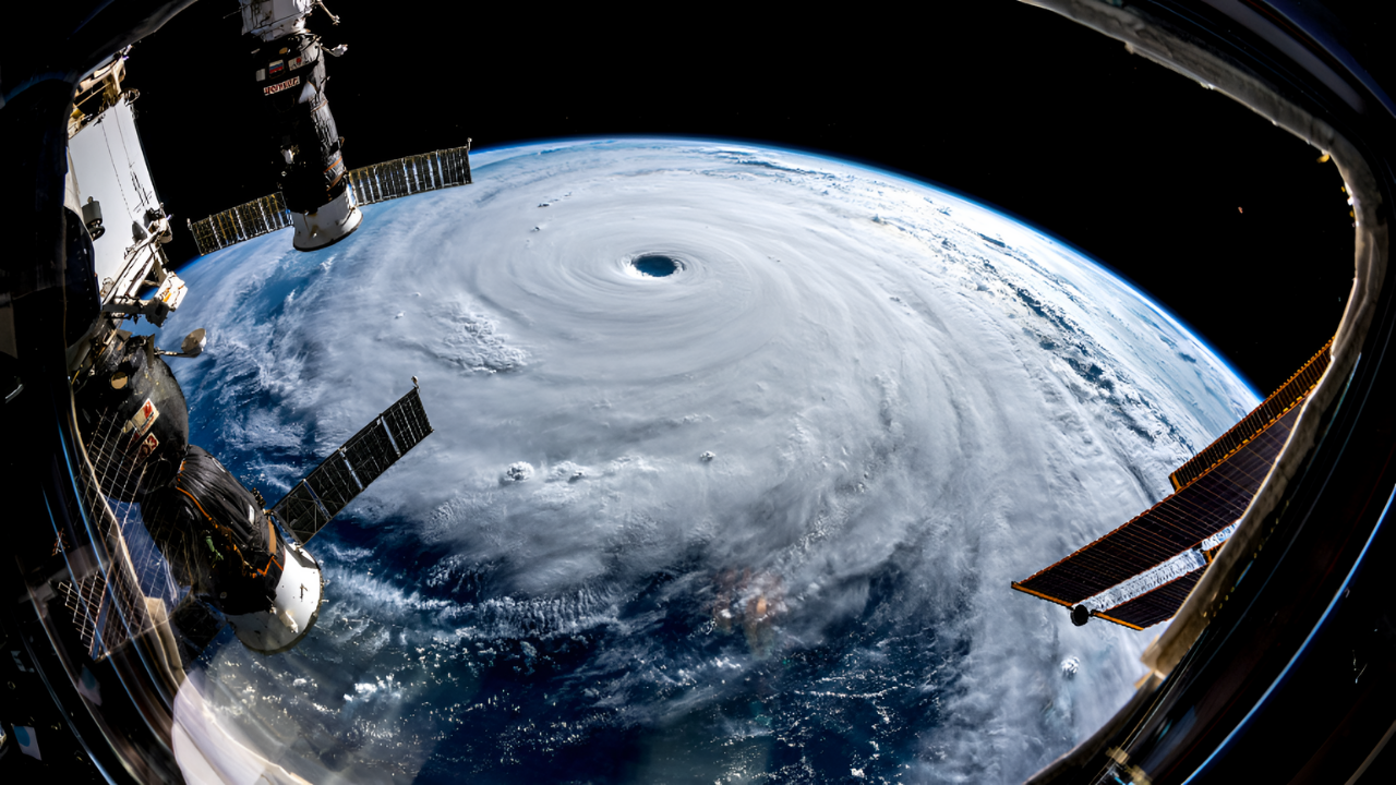 ISS Recorded Mysterious Waves 55 Miles Above Earth During 140 MPH Helene