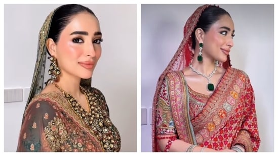Nawaz Sharif's grandson's bride wears Indian designers Sabyasachi and Tarun  Tahiliani's outfits for wedding